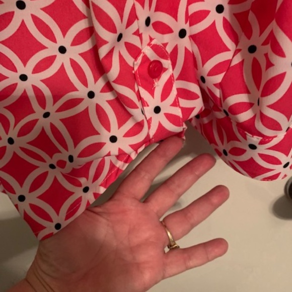 NEW Dark Pink blouse by Kim Rogers - Picture 2 of 3